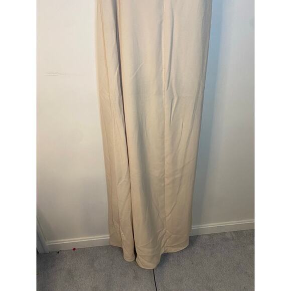 NWT Hailey Paige Occasions Cashmere Off Shoulder Formal Gown Dress Bridesmaid 22 - Picture 11 of 16